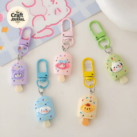 Sanrio Ice Cream Cartoon Keychain