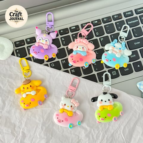 Sanrio Cartoon Car Keychain