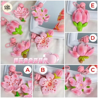 Elegant Floral Bell Keychain 5