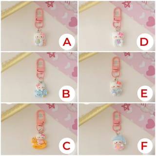 Cartoon Kitty Keychain 4