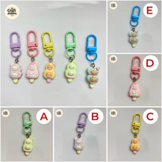 Cute Ice-Cream Style Keychain 4