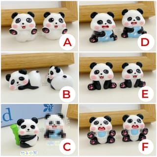 Panda Resin Mini Figurine 5