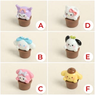 Kawaii Cartoon Mini Planter Figurine 5
