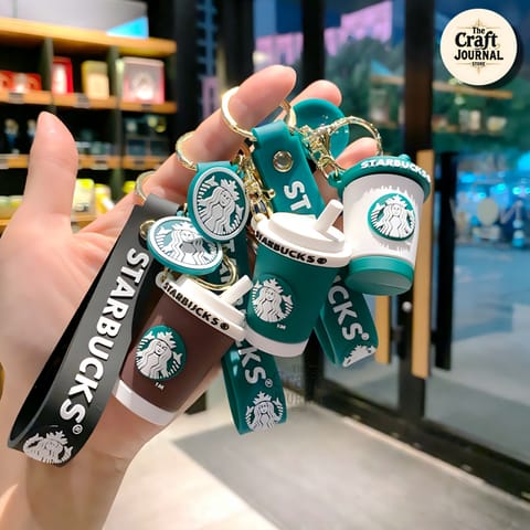 Starbucks Silicone Coffee Cup Keychain