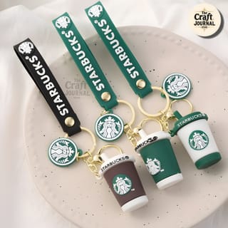 Starbucks Silicone Coffee Cup Keychain 2