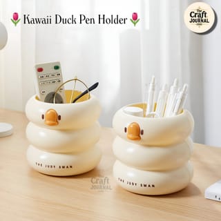 Kawaii Duck Pen Holder 2