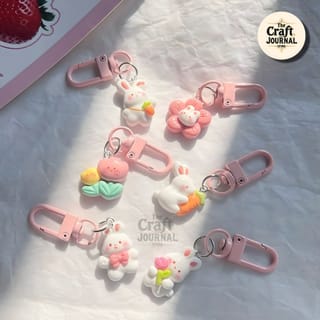 Radish Rabbit Keychain 3