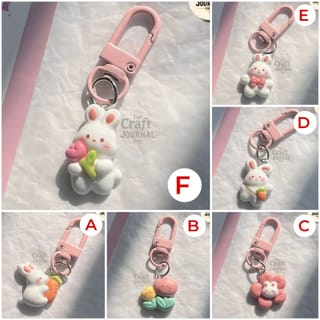 Radish Rabbit Keychain 5