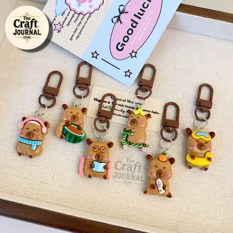 Capybara Keychain