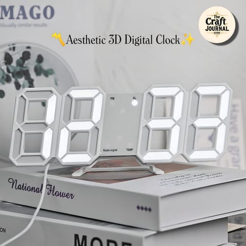 3D LED Digital Clock