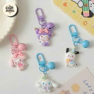 Sanrio Cartoon Series Bell Keychain 2