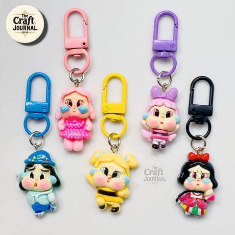 Crying Girls Keychain