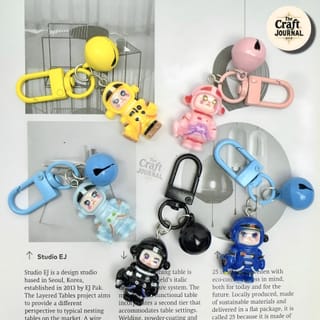 Astronaut Bell Keychain 4