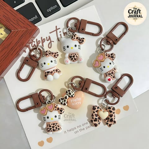 Leopard Cartoon Keychain