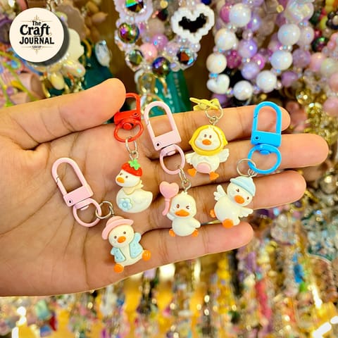 Cute Baby Duck Keychain – Kawaii Duckling Bag Charm