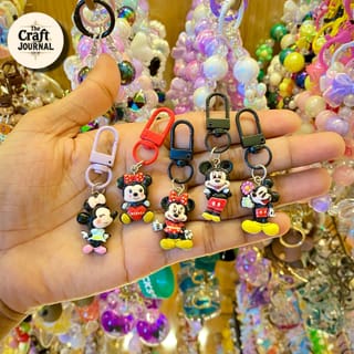 Cute Mickey Mouse Keychain – Disney Style Figurine Bag Charm 1