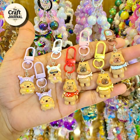 Kawaii Capybara Keychain
