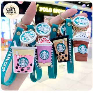 Starbucks Silicone Coffee Cup Keychain 1