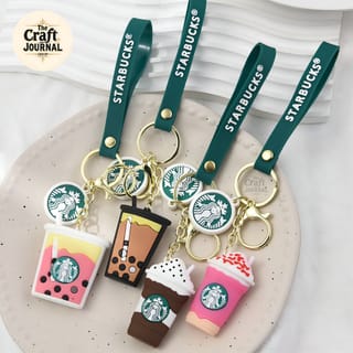 Starbucks Silicone Coffee Cup Keychain 2