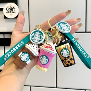 Starbucks Silicone Coffee Cup Keychain 3