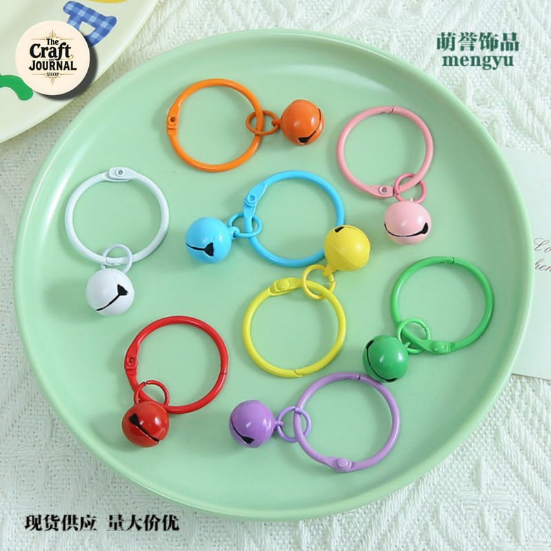 Colorful Mini Bell Ring Keychain
