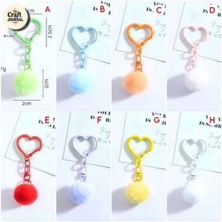 Pom Pom Love Keychain 5