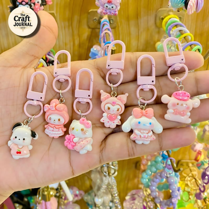 Kawaii Cartoon Character Keychain