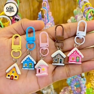 Cute House Keychain 1