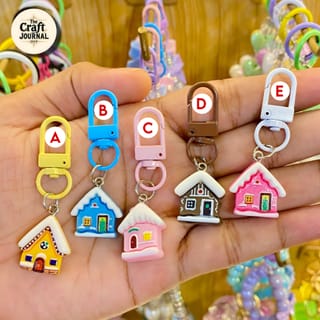 Cute House Keychain 2