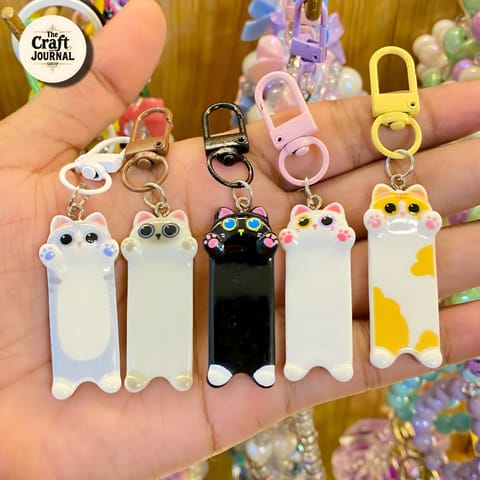 Cat Cartoon Keychain