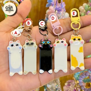 Cat Cartoon Keychain 2