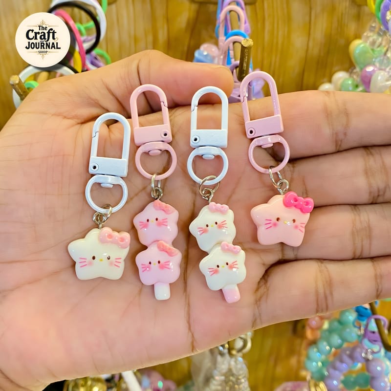 Hello Kitty Bow Keychain