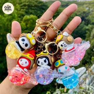 Kawaii Astronaut Keychain 2