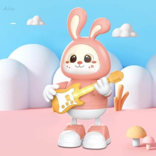 Rabbit guitarist Toy/ডান্সিং খরগোস খেলনা 3