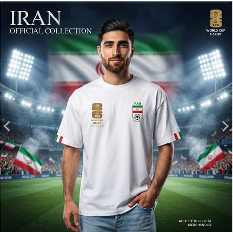 Premium Iran Fan Edition Drop Shoulder White Color