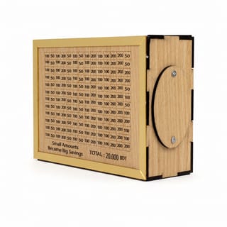 Money Saving Box/কাঠের ব্যাংক 3
