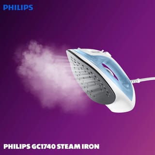 Philips GC1740 Steam Iron 2000W – 220ml Tank, 25g/min Continuous Steam, Non-Stick Soleplate 2
