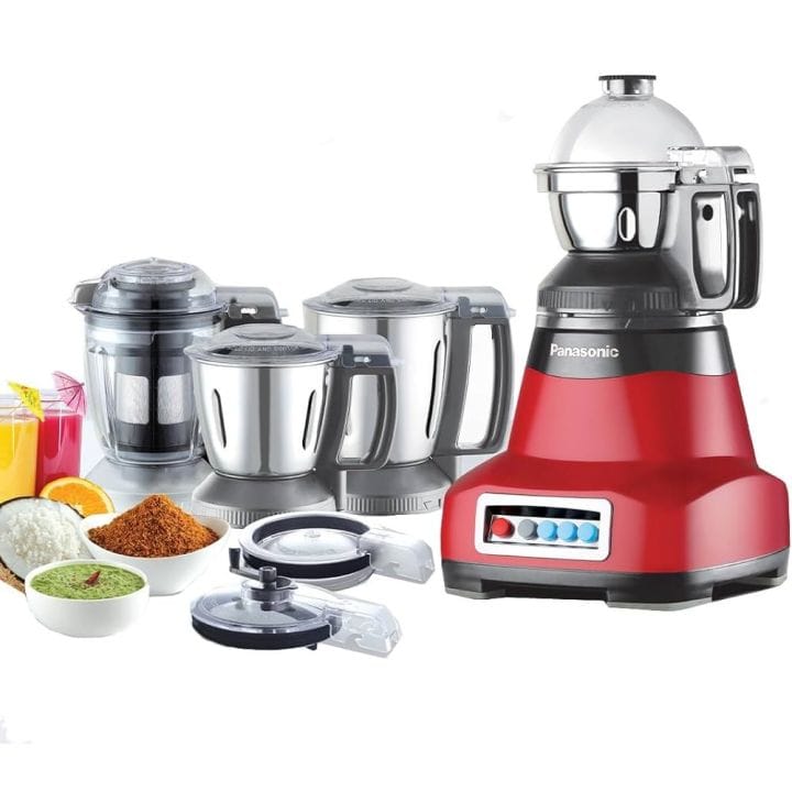 Panasonic 2000W 4-Jar Super Mixer Grinder (MX-AE475)