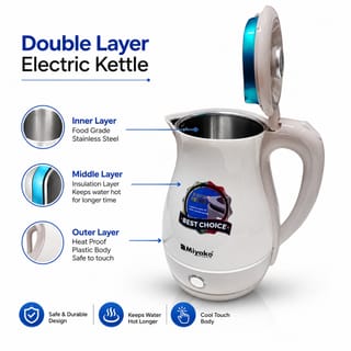 Miyako 1800W 2L Cordless Electric Kettle (MJK-2506-20 BT) 5