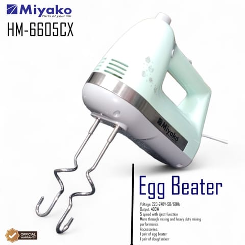 Miyako Mixer Egg Beater - HM-6605 CX