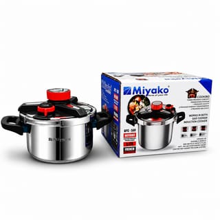 # Website Product Title  **Miyako APC-50F 5L Induction Compatible Pressure Cooker – Gas & Induction Cooker** 4