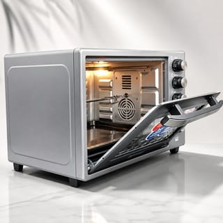 Miyako MT-55 TS 55L Electric Oven – 2000W | Convection & Rotisserie 3