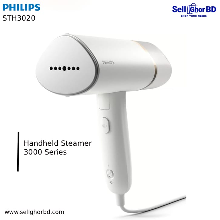 Philips Handheld Steamer STH3020/16 | Ready in 30 Seconds, No Ironing Board Needed