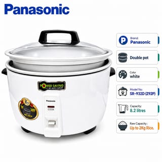 Panasonic SR-932D (Z92P) Electric Double Pot Rice Cooker – 8.2L | Big Capacity Automatic Rice Cooker 4