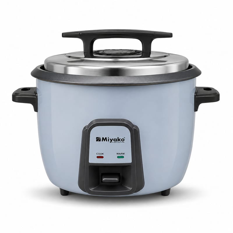 Miyako MRC-536-YLD 3-in-1 Rice Cooker – 3.6L+0.4L Big Capacity, 1300W, 3D Heating, Keep Warm 12 Hrs, Serves up to 12