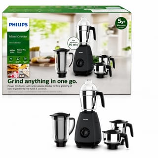 Philips HL7704/00 Juicer Mixer Grinder – 1000W (Black, 4 Jars) 2