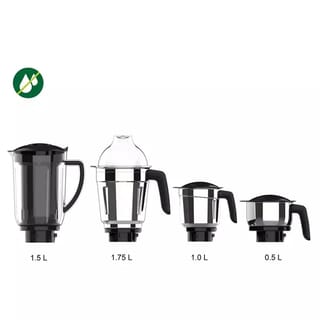 Philips HL7704/00 Juicer Mixer Grinder – 1000W (Black, 4 Jars) 4