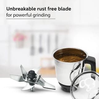 Philips HL7704/00 Juicer Mixer Grinder – 1000W (Black, 4 Jars) 5