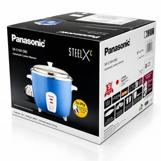 Panasonic SR-C10H (SB) Automatic Cooker-Warmer – 1.0L | STEELX Series 3