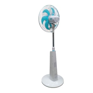 Novena 16 Inch Rechargeable Remote Control Stand Fan NCF-316 | AC/DC 5 Speed Fan with LED Light 5